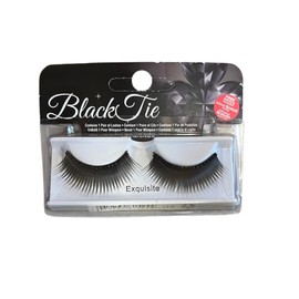 Black Tie Faux Lashes in Exquisite, Dramatic Volume with Crystal Accents, 1 Pair