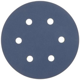 Norton Pressure Sensitive Adhesive Medium Tapered Pad with 6 Vacuum Holes, 6" Diameter, 15000 rpm (Pack of 1)