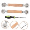 SHINEOFI 1set Window Screen Repair Kit with Ergonomic Tools Includes