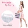 Beloving Nail Polish Organizer, 48 Bottles Transparent Nail Polish Holder