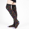 Mysocks Unisex over-the-knee socks made of extra fine combed cotton,