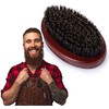 Ponik's Organic Beard Brush with Boar Bristles, 100% Natural Bristles