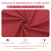 8 Pack Round Tablecloth 90 Inch Cloth Red Tablecloth for