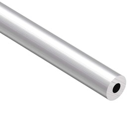 TA-VIGOR 1Pc 6063 Aluminum Round Tube, 20mm OD 10mm ID 300mm Length Metal Seamless Straight Tubing Aluminum Pipe for Home Furnishing, Machinery, DIY Handicraft