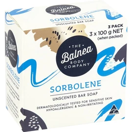 Balnea Sorbolene Unscented Soap 3x100g