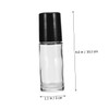 Mikinona 4pcs 30ml Roll Bottle Essential Oil Bottle Portable Empty