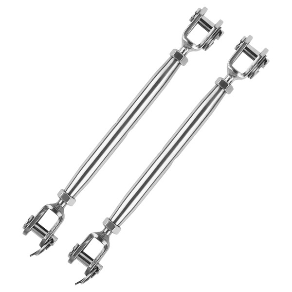 Pack of 2 M6 Turnbuckles 304 Stainless Steel Awning Tensioner