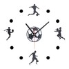 Relaxdays DIY Football Wall Clock for Children's Room, Diameter 50