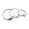 Worm Drive 70-90mm Hose Pipe Clamps Clip Stainless Steel (Pack
