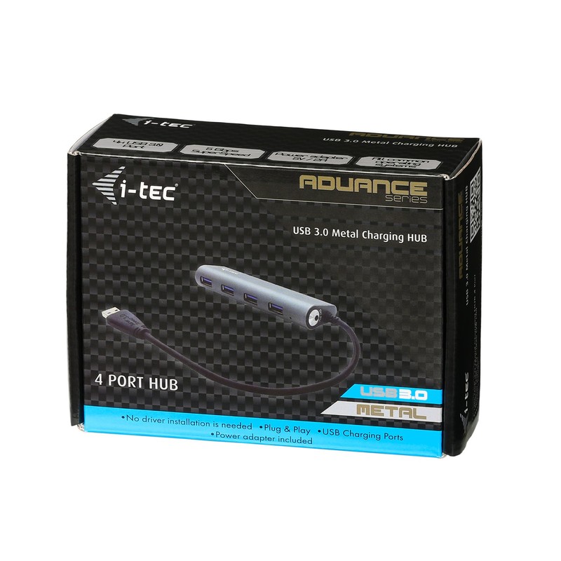 I-Tec USB 3.0 Metal Housed Charging Hub USB 3.0 Metal