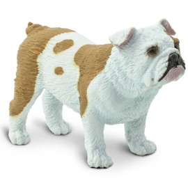 Safari Ltd. Bulldog Figurine - Lifelike 2.25" Model Figure - Educational Toy for Boys, Girls, and Kids Ages 3+
