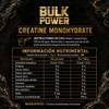 Creatina Monohidratada Micronizada Bulk Power de 500 g Sin Sabor