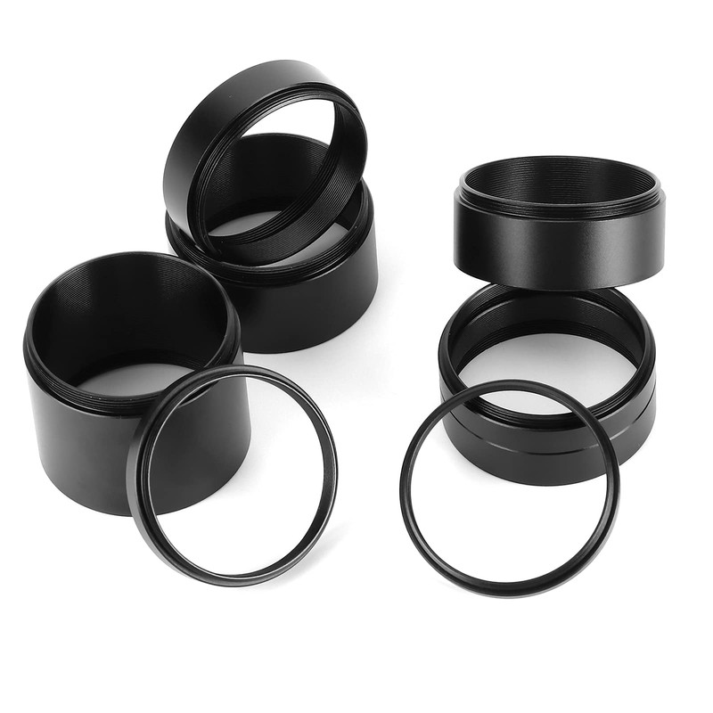 Lens Adapter Ring, Microscope Lens Extension Tubes 3/5/7/10/15/20/30mm Telescope Accessory