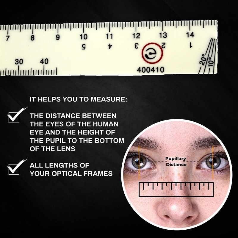 Sports Vision's Multipurpose PD Optical Ruler for Reading Pupil Distance
