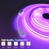 PAUTIX 5V USB COB RGB LED Strip Light 4.92ft/1.5m Color