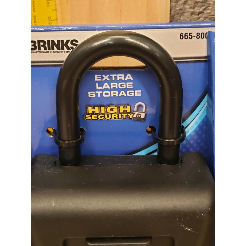 Brinks NEW GENUINE Brinks Resettable Lock Box Ex Large Capacity