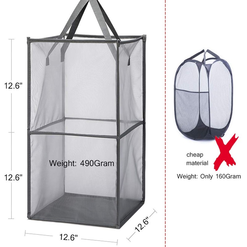 HONOMA Laundry Bags Hamper Bag with Handles,Portable & Collapsible Dirty