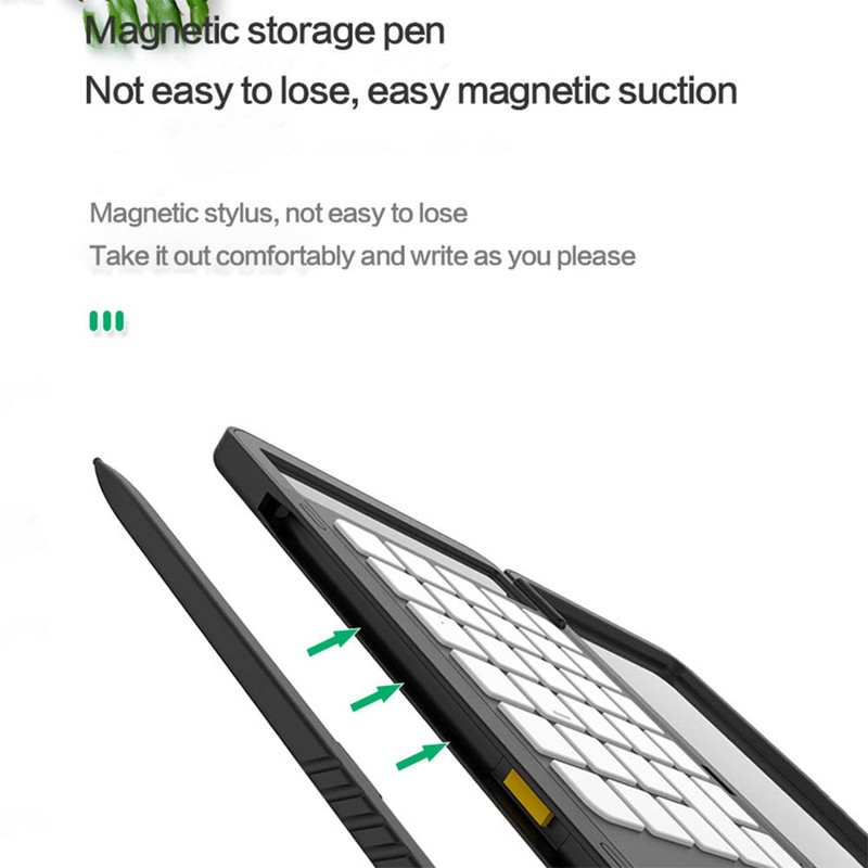 Black Scientific Calculator with Erasable Writing Board, 12-digit LCD Display