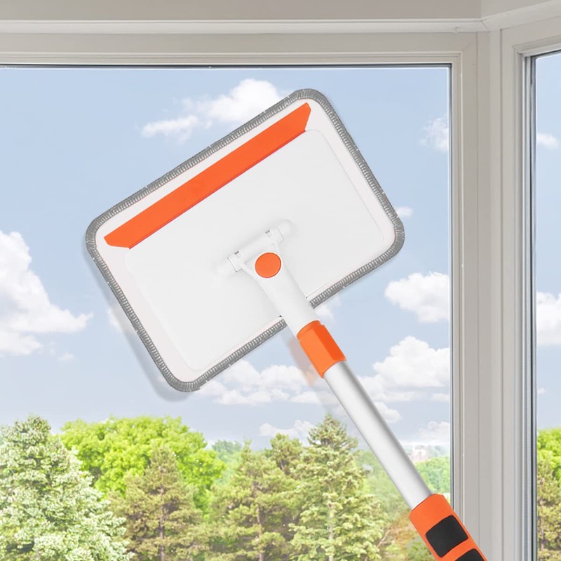Qaestfy Wall & Baseboard Cleaner Mop Tool with 49'' Long