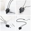 Yinplsmemory Cremation Jewelry Viking Wolf Head Urn Necklace for Ashes
