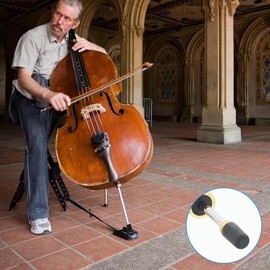 Joyzan Cello Spike Rubber, Stopper Rubber Endpin Protector Tip Replacement Mats Musical End Pin Stringed Cap Double Bass Instruments Accessories Upright Parts Instrument Electronic Accessory Adapter