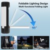 Topabol Solar Camping Lantern,Foldable USB Rechargeable LED Outdoor Camping Light