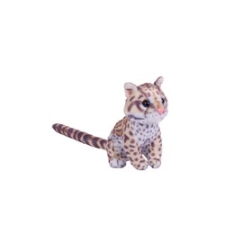 Wild Republic Rainforest Ocelot, Stuffed Animal, 6 Inches, Plush Toy, Fill is Spun Recycled Water Bottles