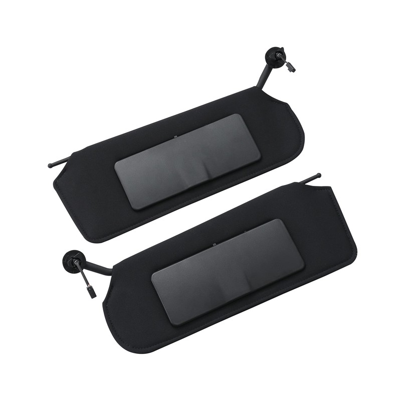 MYFANDOOR Pair Sun Visor with Updated Bright LED Lights Compatible