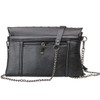 FiveloveTwo Women Rivet Chain Handbag Purse Clutch Small PU Leather