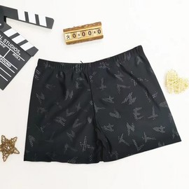 a605 New Plus Size Men's Loose Swim Trunks - Breathable, Conservative, Anti-Embarrassment 4XL (Recommended Weight 77.50 Kg-87.50 Kg)/Crescent Swim Trunks 10ea