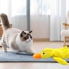 Zatix​bu Cute Duck Catnip Toys for Cats, Yellow Plush Cat