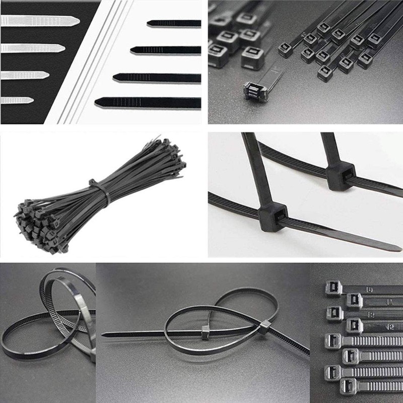 500pcs Cable Zip Ties Nylon Cable Ties Cable Ties Auto