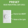 Legrand Pass & Seymour R600PWV 600W Preset Rotary Dimmer Light