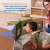 ECR4Kids SoftZone Wall of Mirrors, Activity Center, Earthtone