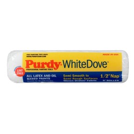 Purdy 144670093 White Dove Roller Cover, 9 inch x 1/2 inch nap