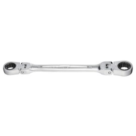 TONE HPRMFW-1012 Double Head Ratchet Offset Wrench 0.4 x 0.5 inches (10 x 12 mm)