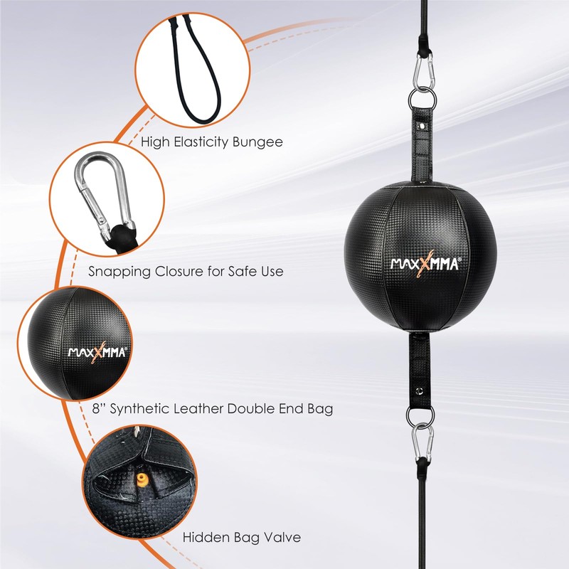 MaxxMMA Double End Ball, Pump Included