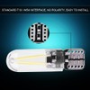 10pcs 12V W5W T10 194 Glass COB Filament LED Car