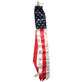 60 Inch American Flag Windsock Stars & Stripes USA Patriotic Decorations NYLON