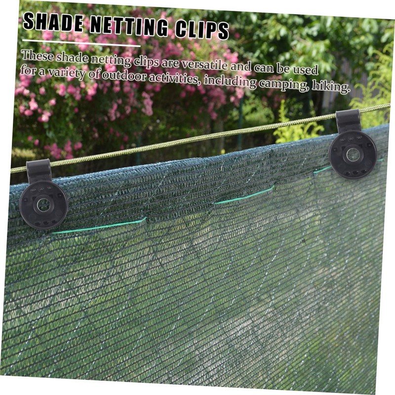 ORFOFE 100pcs Sun Protection Net Buckle Clips for Garden Netting