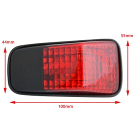 Alchemy Parts Motorcycle Motorbike Tail Light Universal -Fit to Rear Mudguard Fender Enduro Off Road