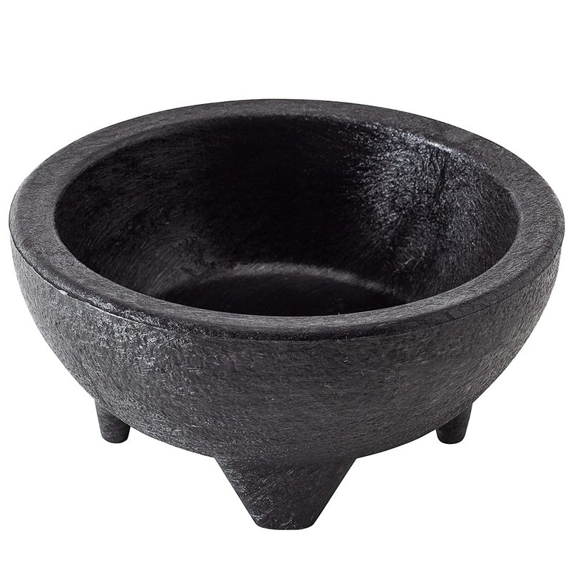 Restaurantware-10 Ounce Salsa Bowls, 1 3-Legged Design Molcajete Bowls -
