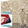 BeNice Peel and Stick Backsplash Kitchen Mosaic Tiles Penny Hexagon