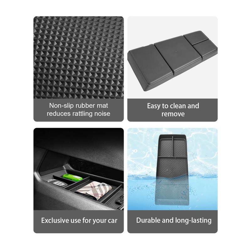 CDEFG for 2025 2026 Chevy Equinox Center Console Organizer for