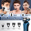 Electric Razor for Men, Men's Rotary Shavers, Waterproof,Wet and Dry