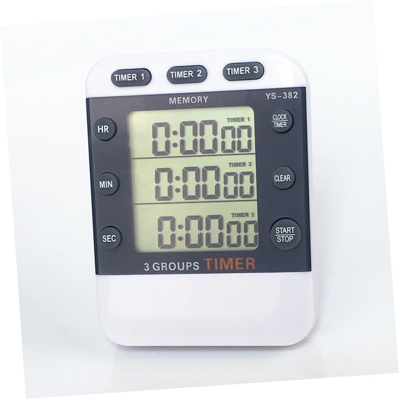 Gatuida No Ticking Dual Timer Digital Visual Stopwatch Display Referee