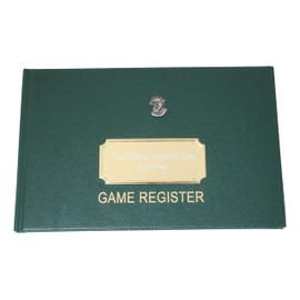 Dickens Game Bird Record Book Custom Shooting Register Gamekeeper Gift Free Engraving 616