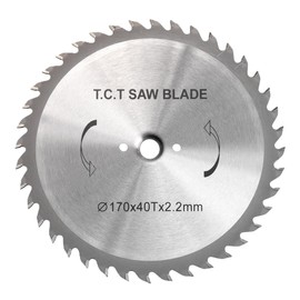 EUS-W1 6.5" Alloy Blade for EUS1800 Undercut Jamb Saw, 40-Tooth, Suitable for Wood and Drywall