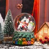Musical Polystone Water Glass Christmas Snow Globe Cute Snowman (1,