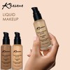 Khasana Moisturizing Liquid Foundation, Flawless Matte Finish Makeup, Full Coverage